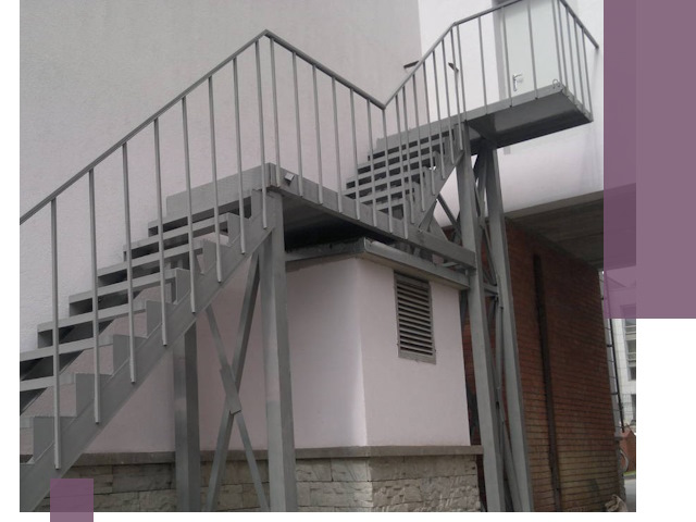 Монтаж пожарных лестниц под ключ в Ангарске с гарантией качества