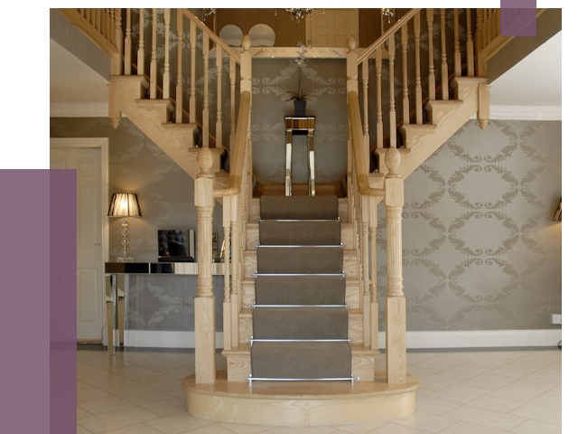 Монтаж деревянных лестниц в Ангарске от 7654 руб. 