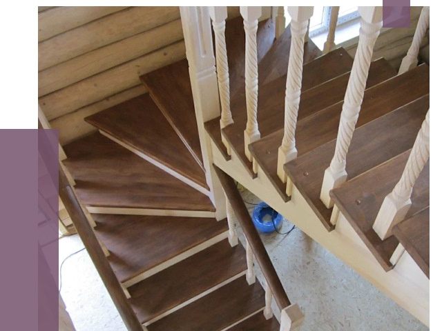 Реставрация деревянных лестниц в Ангарске от 4315 руб.