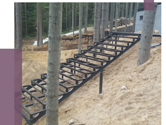 Монтаж металлических лестниц в Ангарске от 13613 руб. 