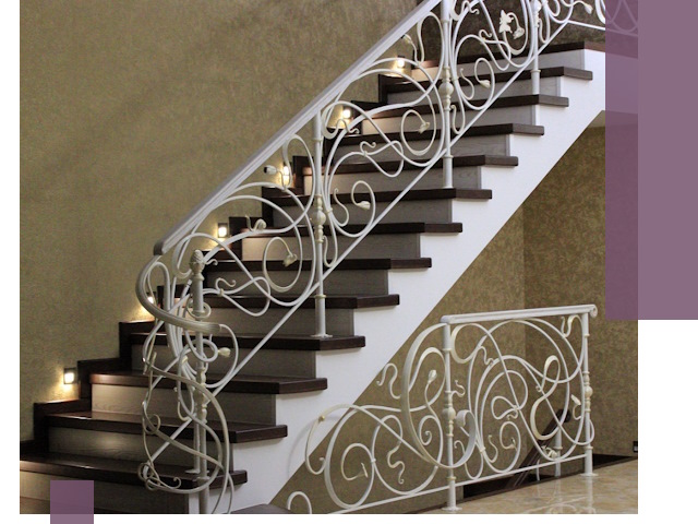 Кованые лестницы под ключ в Ангарске — изготовление и монтаж