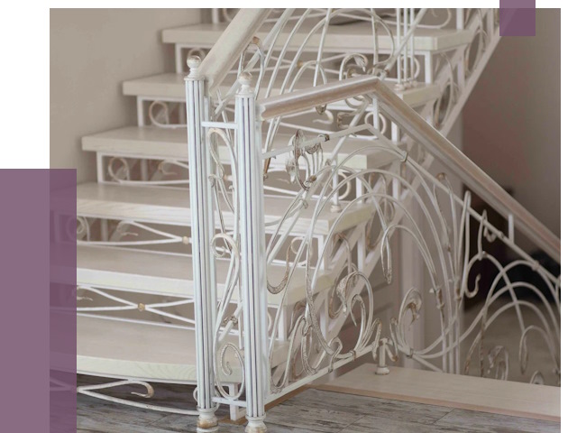 Изготовление кованых лестниц на заказ в Ангарске от 87329 руб. | ПРОЛЁТ-Нгр