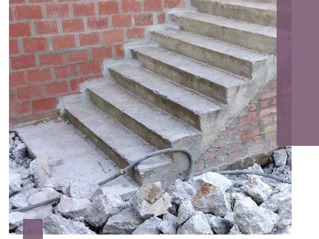 Демонтаж бетонных лестниц в Ангарске: быстро и безопасно