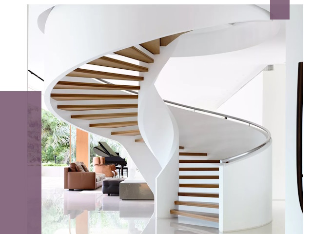 Винтовые лестницы в Ангарске под ключ от 48802 руб. | ПРОЛЁТ-Нгр