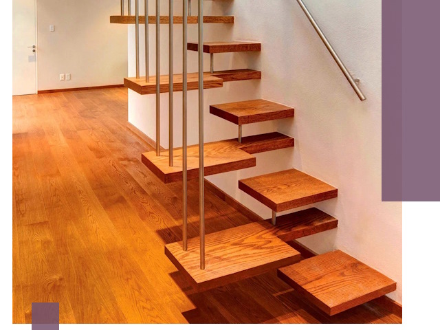 Лестницы «гусиный шаг» на заказ в Ангарске для узких пространств