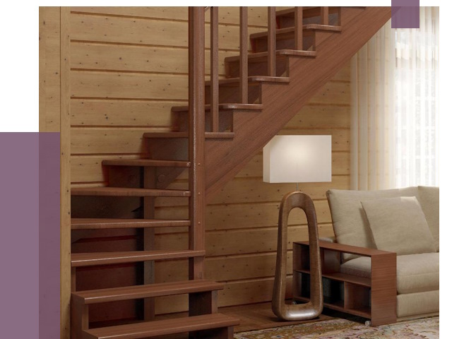 Лестницы эконом класса в Ангарске от 18339 руб. бюджетные решения