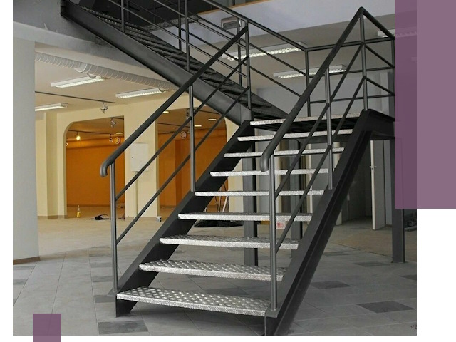 Лестницы для офиса в Ангарске: изготовление, монтаж, демонтаж