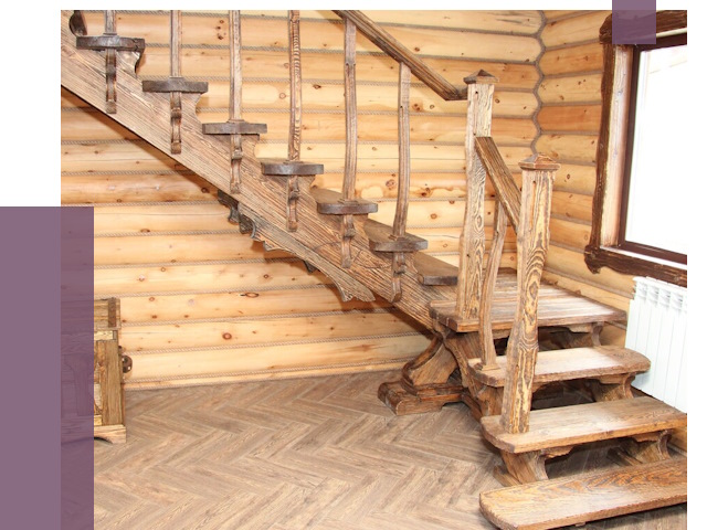 Лестницы в баню в Ангарске от 19212 руб. — изготовление | ПРОЛЁТ-Нгр