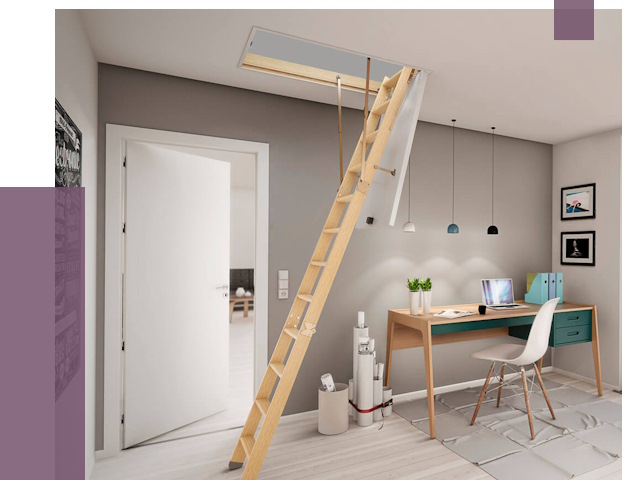 Чердачные лестницы в Ангарске — от 14640 руб. | ПРОЛЁТ-Нгр