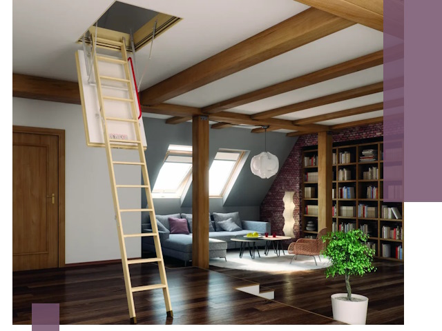 Чердачные лестницы под ключ в Ангарске: изготовление и монтаж