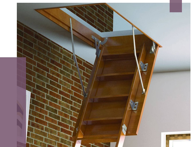 Установка чердачной лестницы в Ангарске от 7860 руб. | ПРОЛЁТ-Нгр