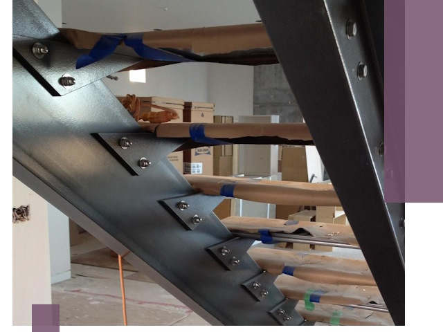 Усиление лестничных конструкций и усиление опор в Ангарске