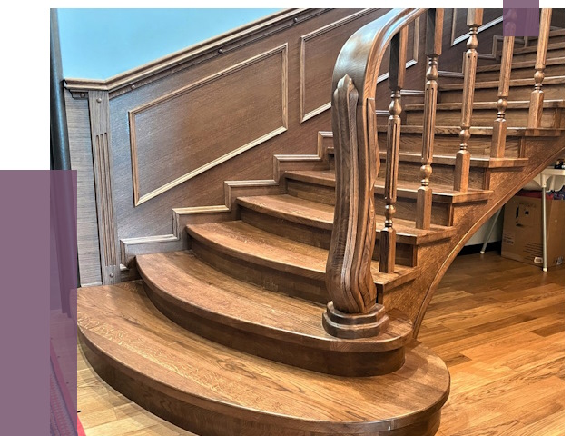 Дубовые лестницы под ключ в Ангарске от 177227 руб. — ПРОЛЁТ-Нгр