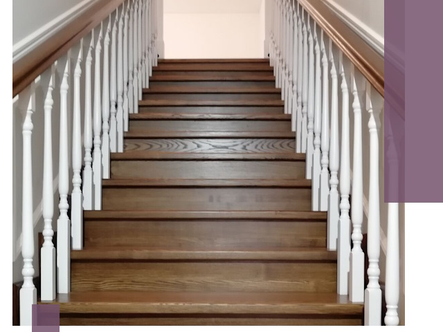 Лестницы из ясеня на заказ в Ангарске — изготовление и монтаж