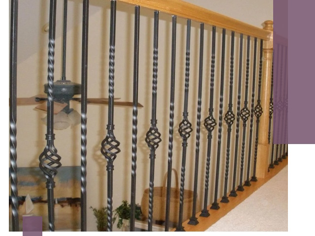 Изготовление и монтаж кованных перил в Ангарске под ключ