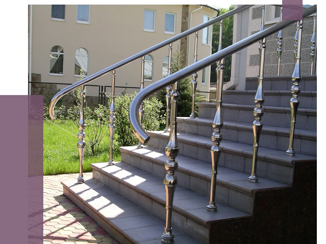 Перила для крыльца в Ангарске от 10788 руб. — монтаж ПРОЛЁТ-Нгр