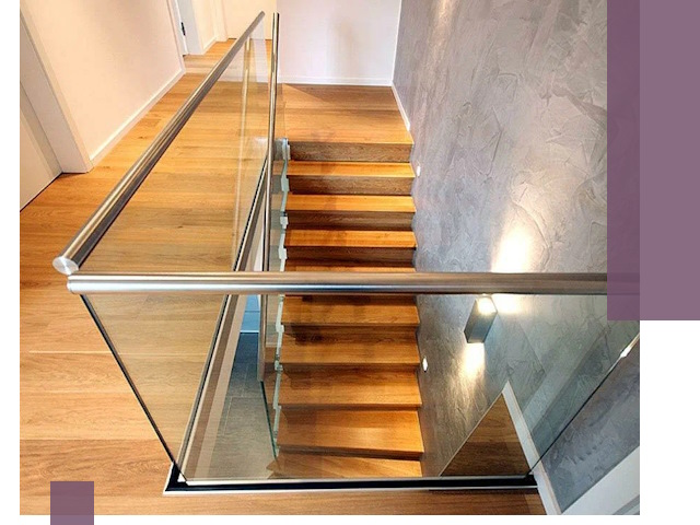 Перила для лестницы в доме — изготовление и монтаж в Ангарске