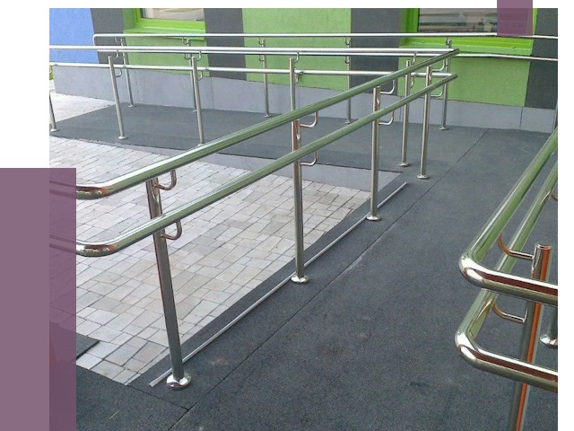 Ограждения пандусов в Ангарске от 4366 руб. монтаж | ПРОЛЁТ-Нгр