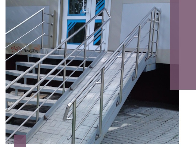 Пандус на крыльцо под ключ в Ангарске: монтаж и изготовление