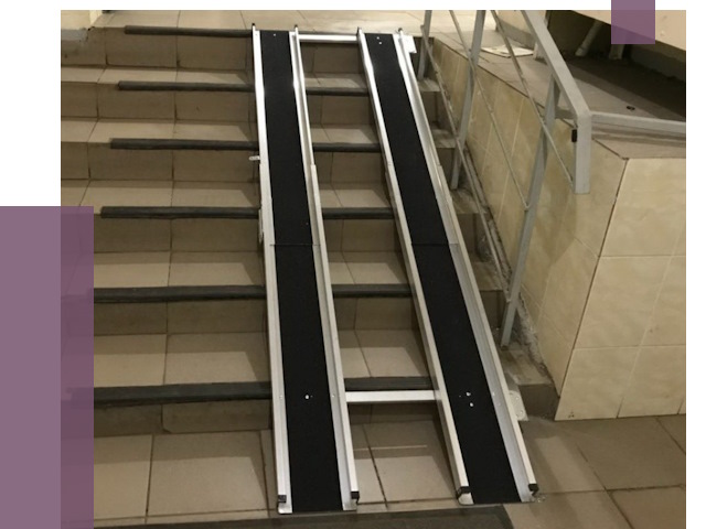 Установка пандуса в подъезд в Ангарске от 8014 руб. под ключ | ПРОЛЁТ-Нгр