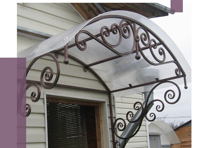 Изготовление козырьков в Ангарске от 7397 руб. — заказать | ПРОЛЁТ-Нгр