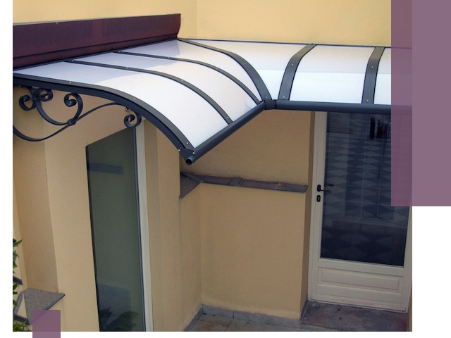 Монтаж козырьков любой сложности в Ангарске под ключ