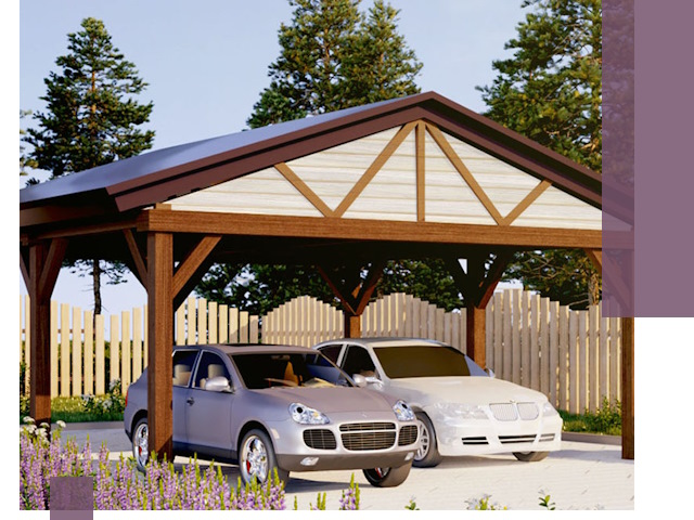 Навесы для автомобиля в Ангарске — изготовление и монтаж