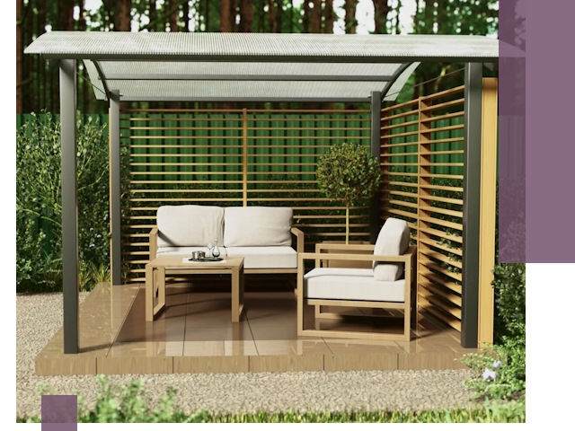 Навесы для дачи в Ангарске: изготовление, монтаж и демонтаж