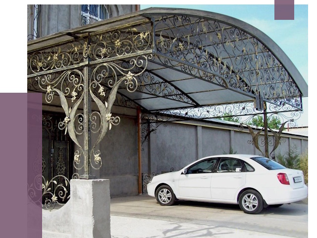 Кованые навесы в Ангарске от 14640 руб. | ПРОЛЁТ-Нгр