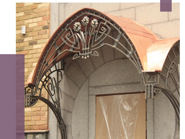 Арочные козырьки в Ангарске от 14640 руб. 