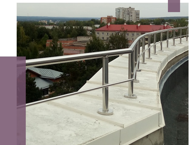 Парапеты и ограждения кровли в Ангарске от 4983 руб. 