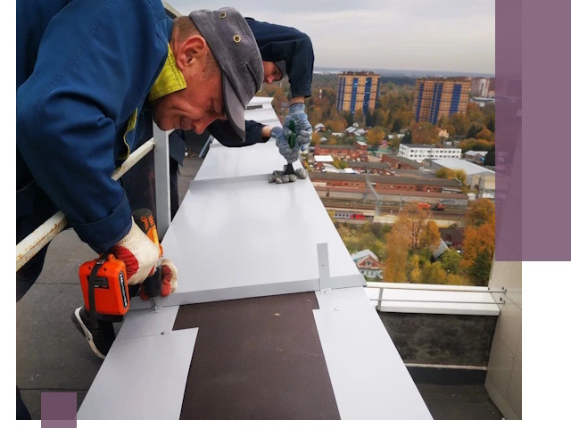 Монтаж парапетов в Ангарске — установка прочных металлических ограждений