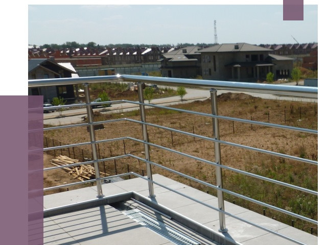 Парапеты из нержавеющей стали в Ангарске от 8014 руб. за м² | ПРОЛЁТ-Нгр