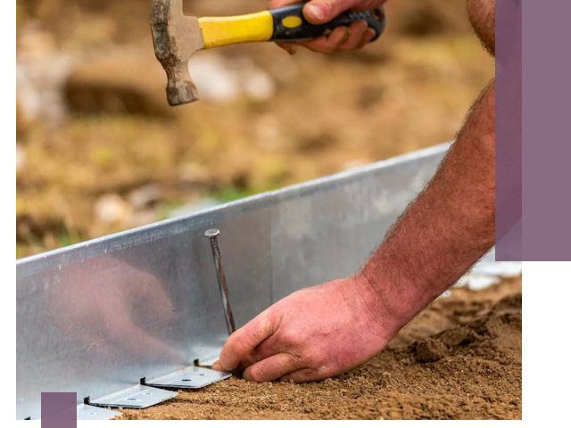 Монтаж металлических бордюров в Ангарске быстро и качественно