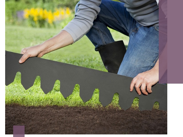 Металлические бордюры для газона в Ангарске — изготовление и монтаж