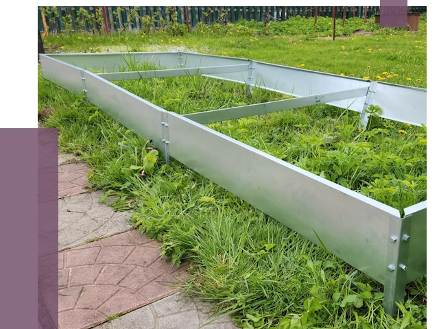 Металлические бордюры для грядок в Ангарске от 1798 руб. 