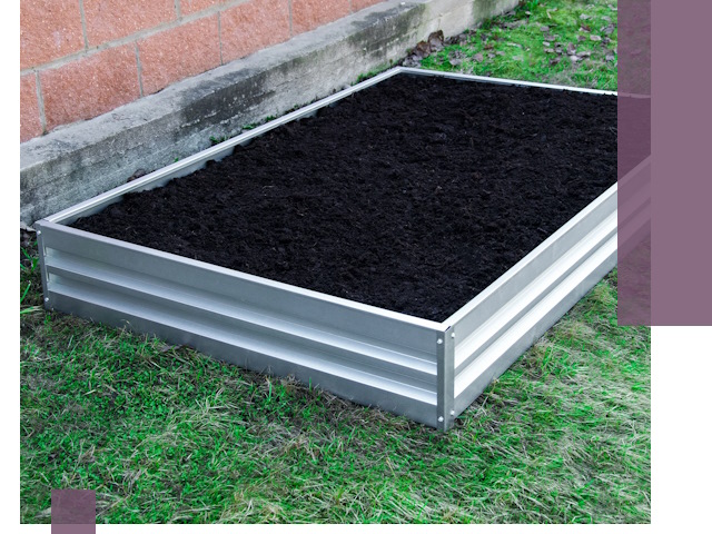 Металлические бордюры для грядок в Ангарске: прочность и аккуратность