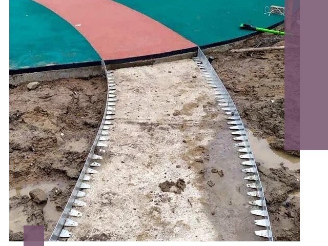 Металлические бордюры для дорожек в Ангарске — монтаж и изготовление