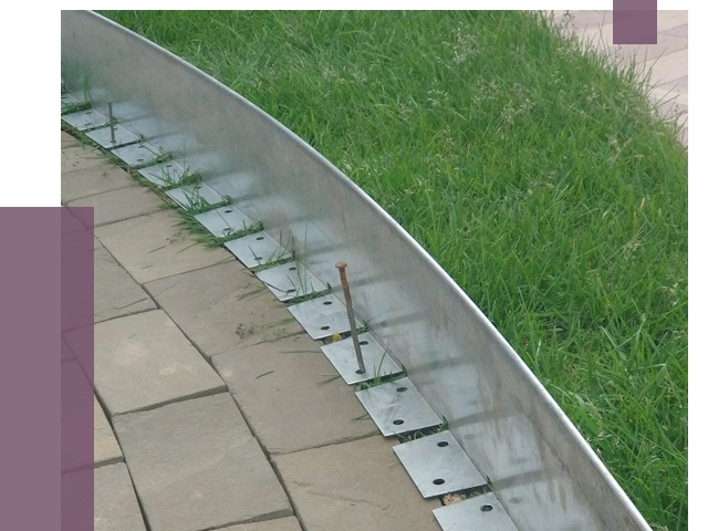 Металлические бордюры для тротуаров в Ангарске от 8733 руб.