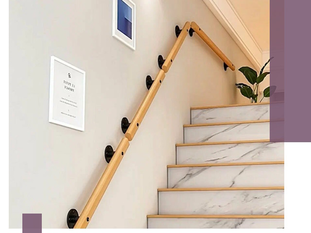 Поручни металлические и деревянные под ключ в Ангарске