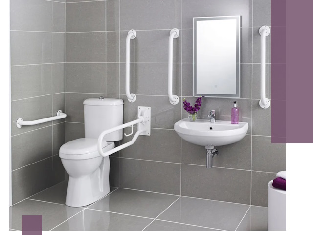 Поручни для санузлов в Ангарске: установка, ремонт и монтаж