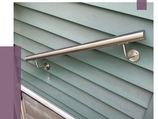 Поручни из нержавеющей стали в Ангарске от 7706 руб.  | ПРОЛЁТ-Нгр